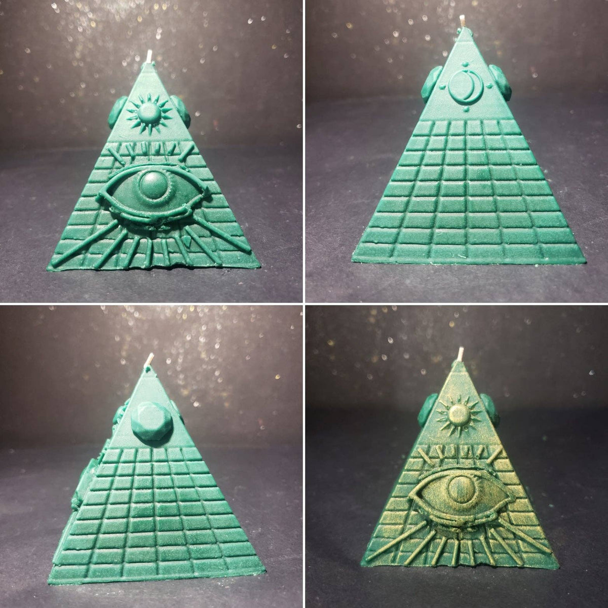 All-Seeing Eye Prosperity Pyramid Candle