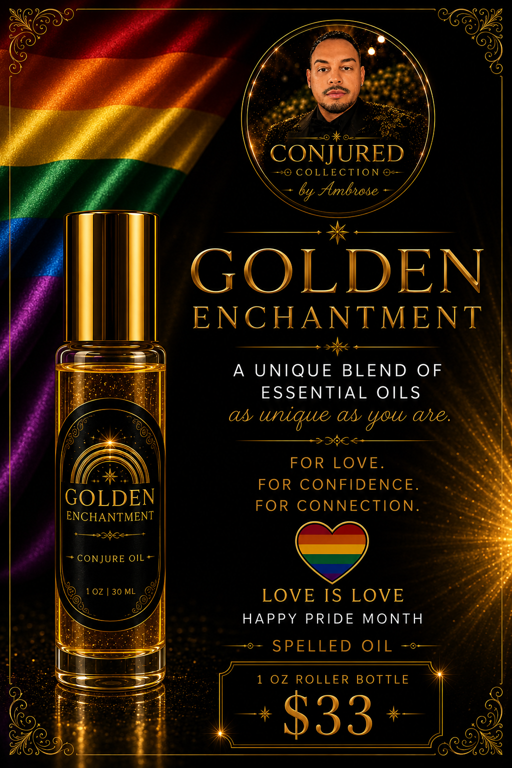 Pride Love & Protection Bundle | Spiritual Oil Duo for LGBTQ+ Community