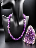 Schleier-Amethyst-Orakel-Halskette