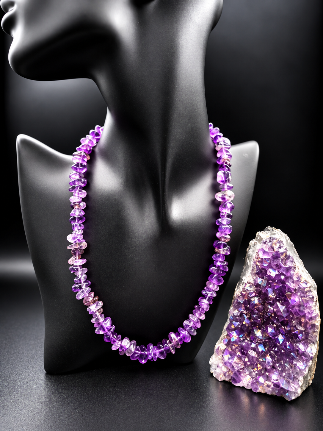 Veil Amethyst Oracle Necklace