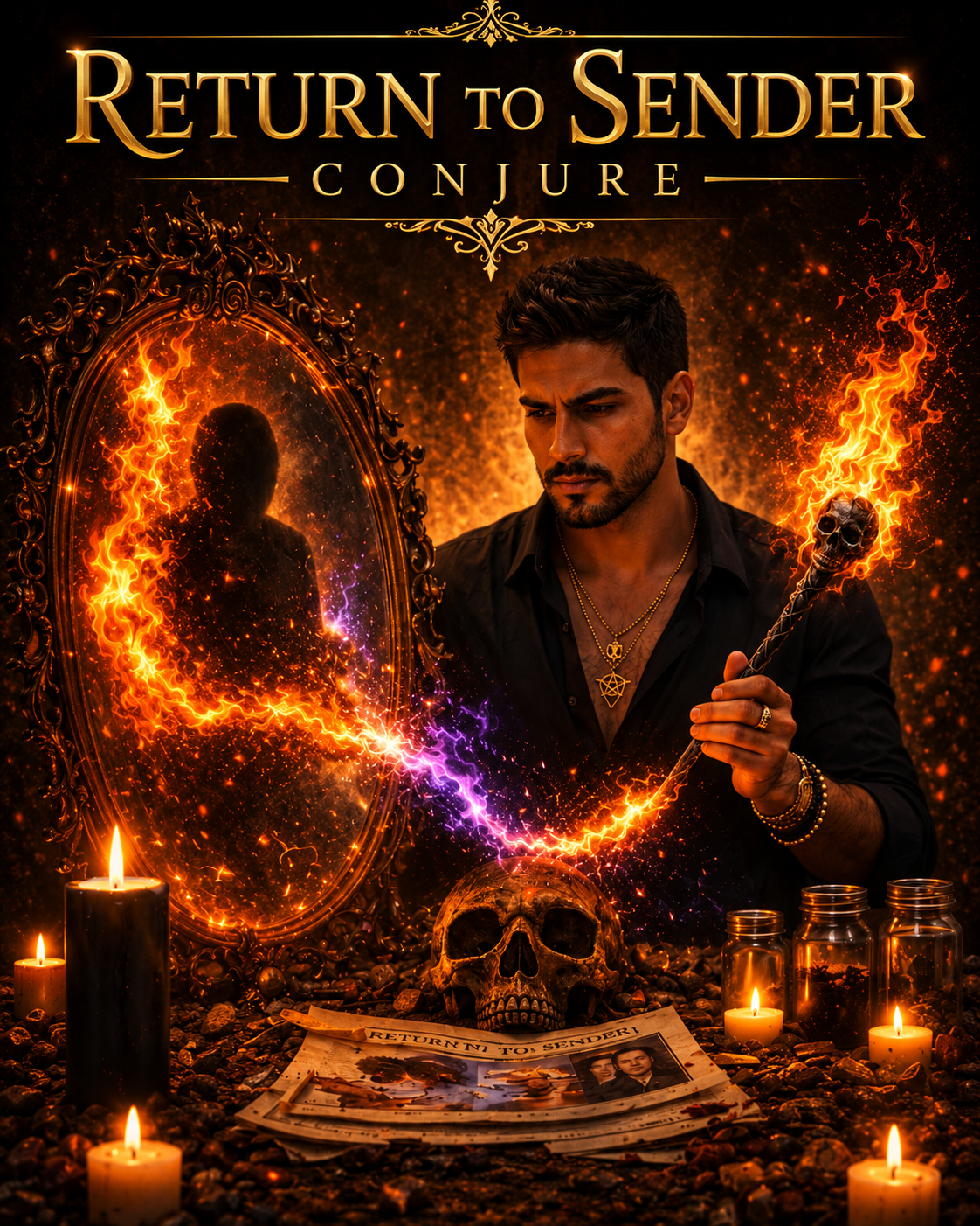 Return to Sender Conjure - Reflect Negativity & Restore Protection