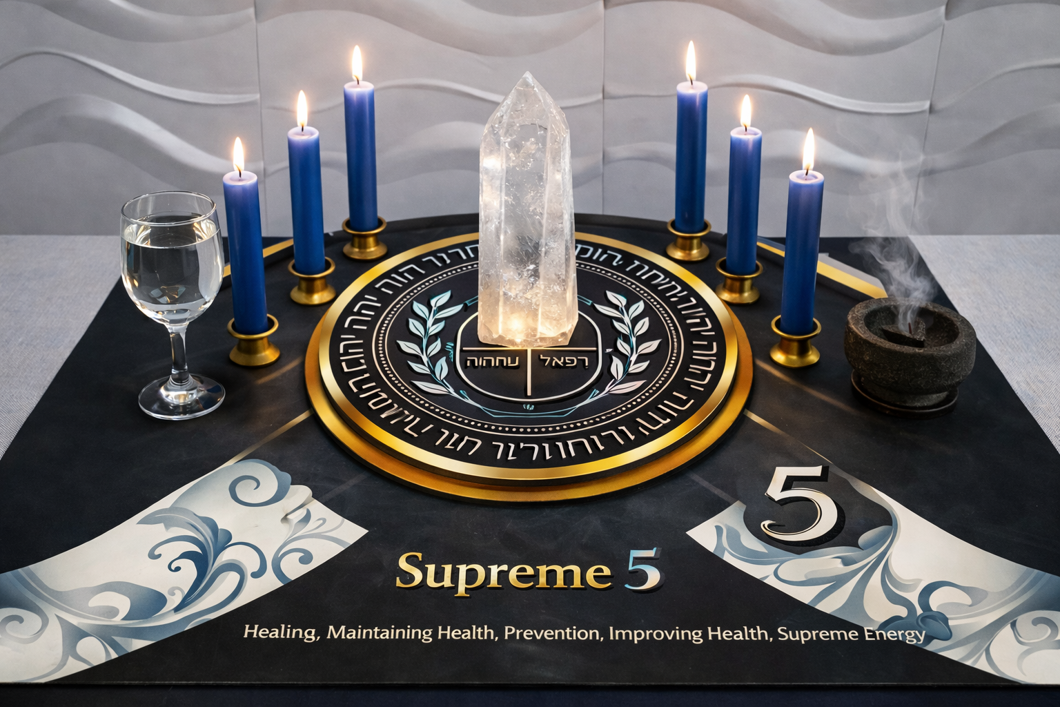 Supreme 5 Conjure - Health, Vitality, recovery, Restoration, Peace of Mind, Emotional Steadiness