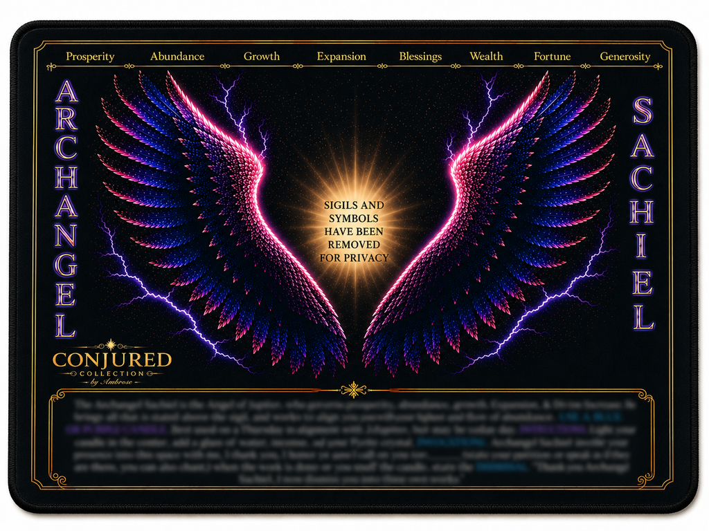 Archangel Sachiel Altar Collection | Jupiter Angel of Abundance