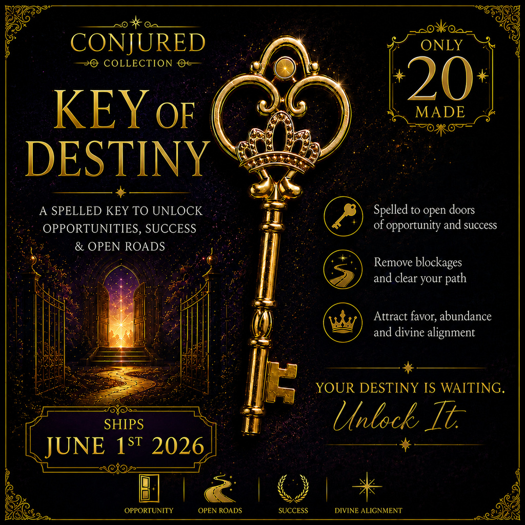 Conjured Key of Destiny Amulet | Road Opener & Prosperity Charm