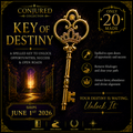 Conjured Key of Destiny Amulet | Road Opener & Prosperity Charm