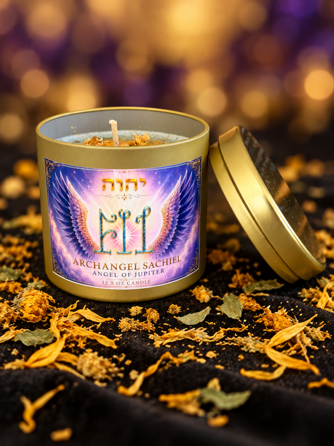 Archangel Sachiel Conjure Candle