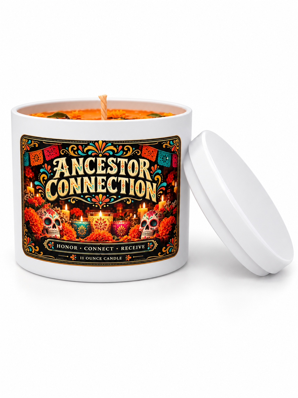 Día de los Muertos Ancestor Connection Candle