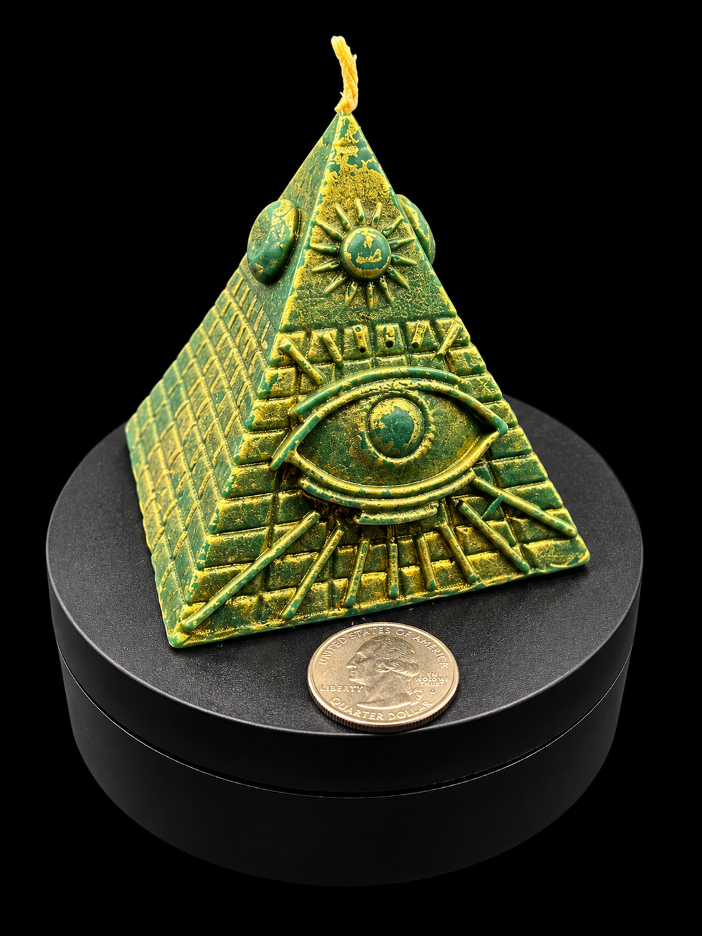 All-Seeing Eye Prosperity Pyramid Candle